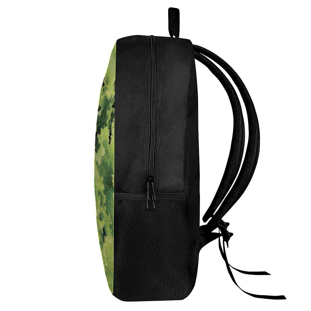 Green Lettuce Salad Print 17 Inch Backpack