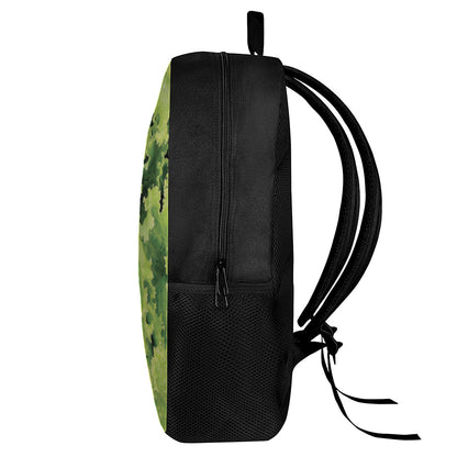 Green Lettuce Salad Print 17 Inch Backpack