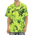 Green Lettuce Salad Print Aloha Shirt