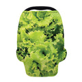 Green Lettuce Salad Print Baby Seat Cover