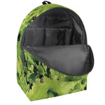 Green Lettuce Salad Print Backpack