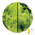 Green Lettuce Salad Print Basketball