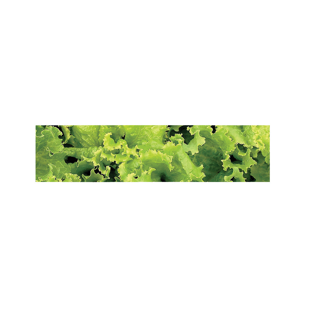 Green Lettuce Salad Print Bed Runner