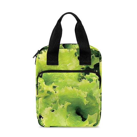 Green Lettuce Salad Print Bible Tote Bag