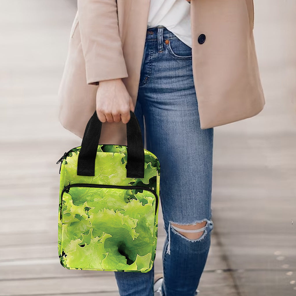Green Lettuce Salad Print Bible Tote Bag