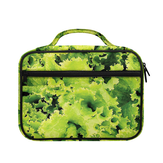 Green Lettuce Salad Print Briefcase Bible Bag