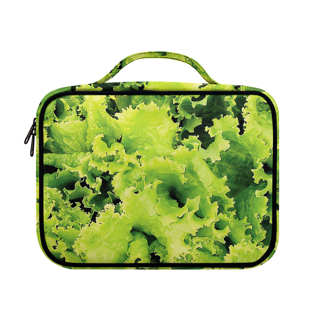 Green Lettuce Salad Print Briefcase Bible Bag