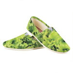 Green Lettuce Salad Print Casual Shoes