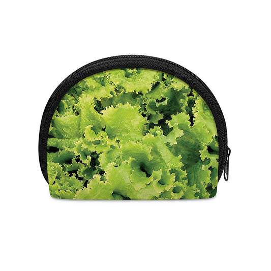 Green Lettuce Salad Print Coin Purse