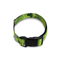 Green Lettuce Salad Print Dog Collar