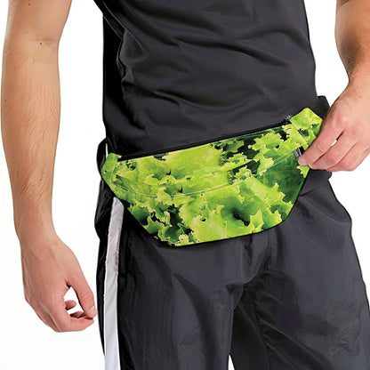 Green Lettuce Salad Print Fanny Pack