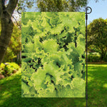 Green Lettuce Salad Print Garden Flag