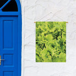 Green Lettuce Salad Print Garden Flag