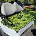 Green Lettuce Salad Print Golf Cart Seat Cover