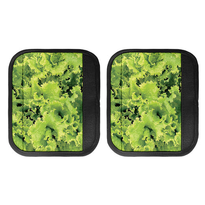 Green Lettuce Salad Print Handle Covers