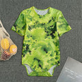 Green Lettuce Salad Print Men's Bodysuit
