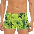 Green Lettuce Salad Print Men's Short Boxer Briefs