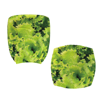 Green Lettuce Salad Print Office Chair Cover
