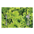 Green Lettuce Salad Print Placemat