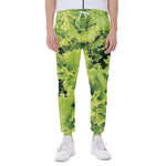 Green Lettuce Salad Print Scuba Joggers