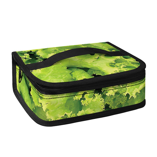 Green Lettuce Salad Print Small Lunch Bag