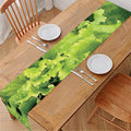 Green Lettuce Salad Print Table Runner