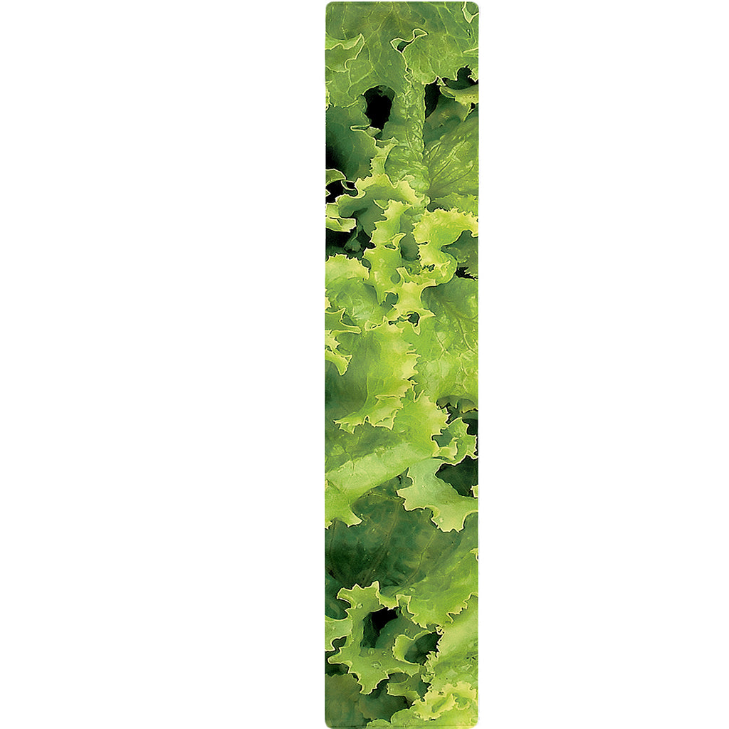 Green Lettuce Salad Print Table Runner