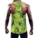 Green Lettuce Salad Print Training Tank Top
