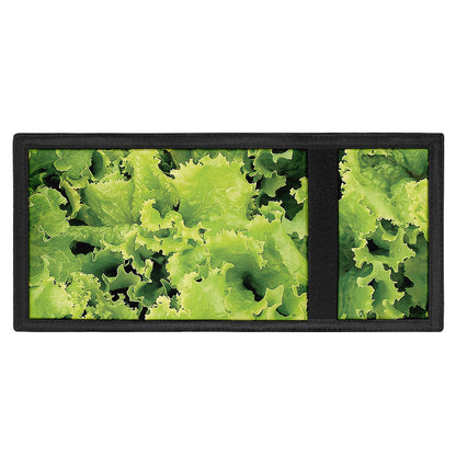 Green Lettuce Salad Print Trifold Wallet