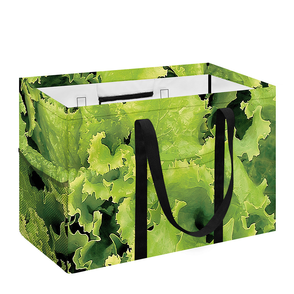 Green Lettuce Salad Print Utility Tote Bag