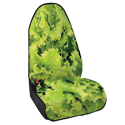 Green Lettuce Salad Print Waterproof Car Seat Cover