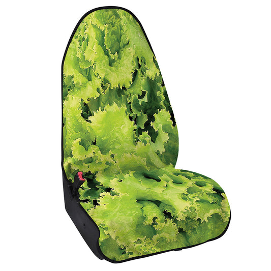Green Lettuce Salad Print Waterproof Car Seat Cover