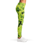 Green Lettuce Salad Print Women's Leggings
