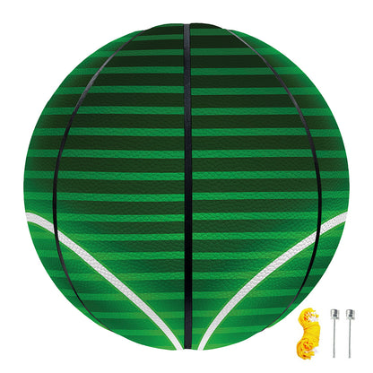 Green Light Alien Print Basketball