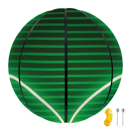 Green Light Alien Print Basketball
