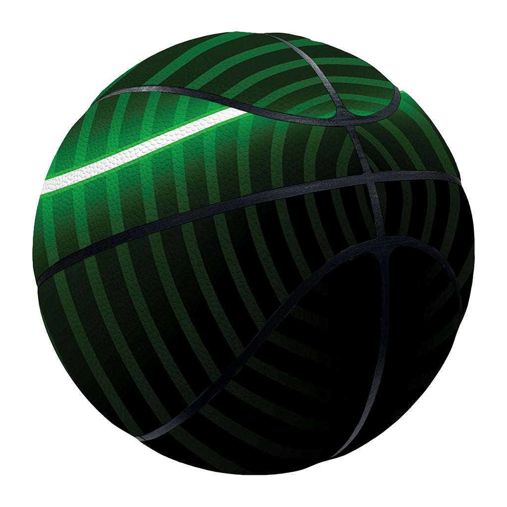 Green Light Alien Print Basketball