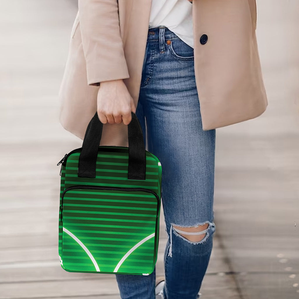 Green Light Alien Print Bible Tote Bag