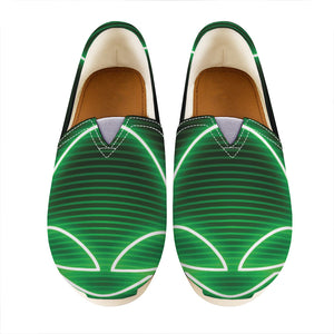 Green Light Alien Print Casual Shoes