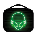 Green Light Alien Print Classic Bible Case