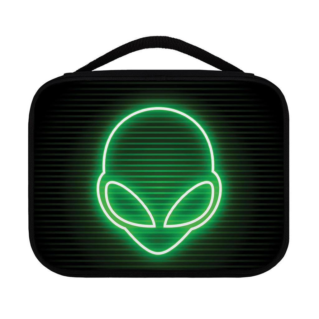 Green Light Alien Print Classic Bible Case