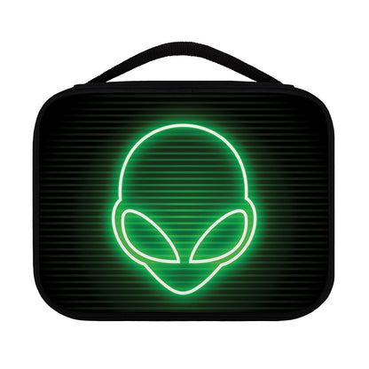 Green Light Alien Print Classic Bible Case