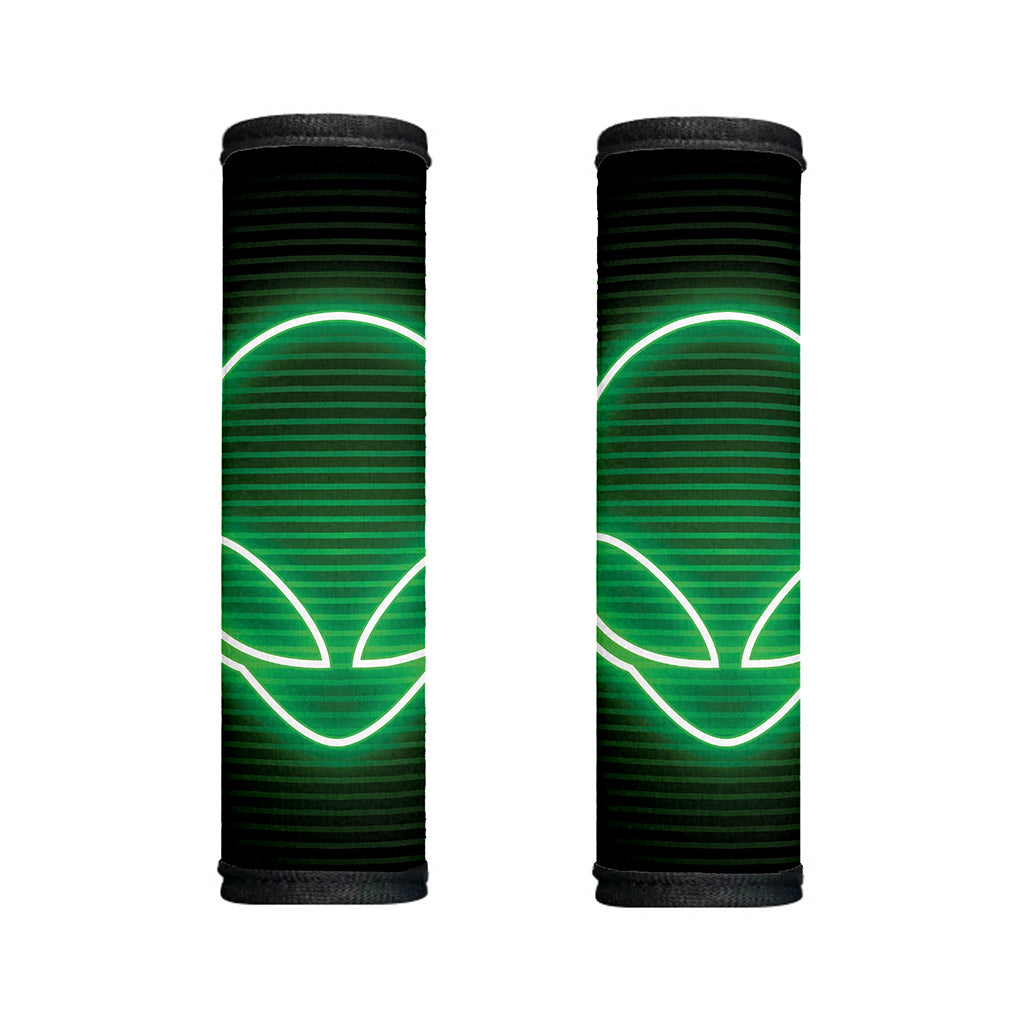 Green Light Alien Print Handle Covers