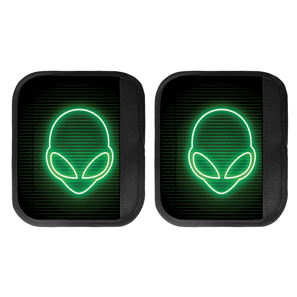 Green Light Alien Print Handle Covers