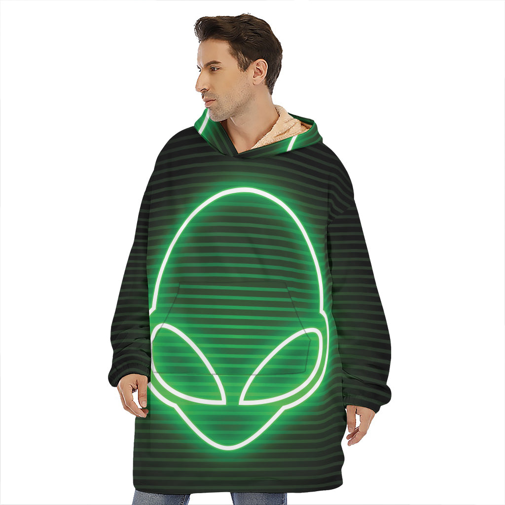 Alien print outlet hoodie