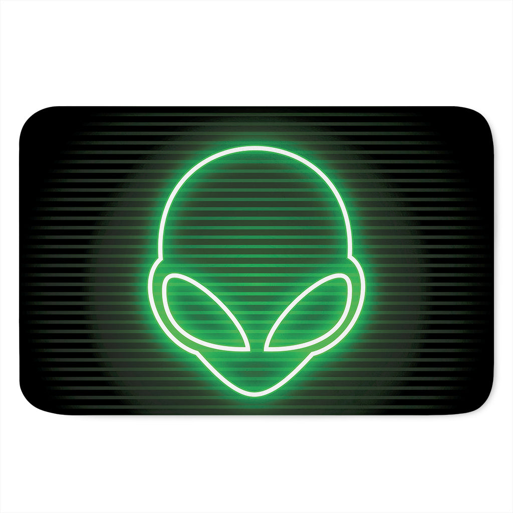 Green Light Alien Print Indoor Door Mat