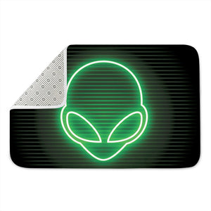 Green Light Alien Print Indoor Door Mat