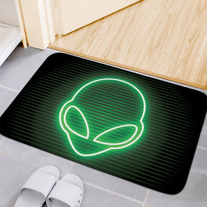 Green Light Alien Print Indoor Door Mat