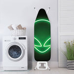 Green Light Alien Print Ironing Board Cover