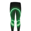 Green Light Alien Print Men's leggings