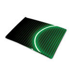 Green Light Alien Print Pet Cooling Mat Cover